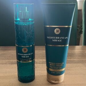 Mediterranean Mirage Body Cream and Fragrance Mist Set
